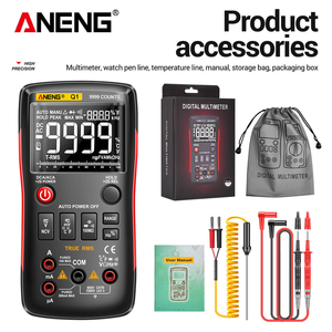 Multimètre numérique ANENG Q1 9999 Testeur analogique True RMS Multimètre professionnel DIY Testeurs de transistor <span class=keywords><strong>Condensateur</strong></span> NCV Testeurs LCR - Product Image 6