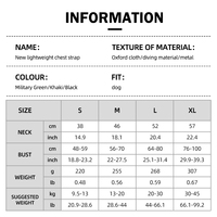 Harnais tactique en nylon de style selle, réglable, réfléchissant, résistant aux explosions, pour chien, usage extérieur, robuste et personnalisé