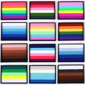 สีเพ้นท์หน้าเค้กสีรุ้ง 6 สี ละลายน้ำได้ ใช้เพ้นท์ร่างกายสำหรับแต่งหน้าเทศกาลฮาโลวีน - Product Image 2