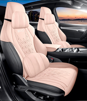 Kit de siège 2020-2025 BYD Song Plus BYD Sealion 07 EV 5 pièces en cuir Style sport toutes saisons housse de siège de voiture