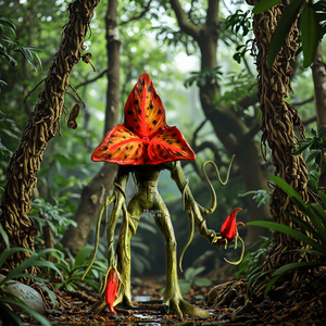 Forest Park Modèle de fleur géante animatronique de conte de fées personnalisé de grande taille - Product Image 1