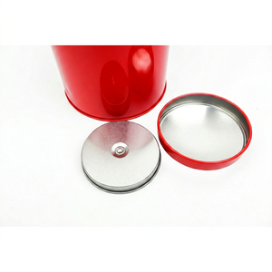 Ready Stock Double Lid Round Metal Tea <b>Tin</b> Can Airtight Food Grade <b>Tin</b> <b>Storage</b> Container For Tea Coffee Bean Grain Spice - Product Image 6