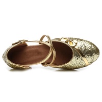 607 classique style brillant chaussures de danse enfants salle de bal chaussures de danse latine chaussures paillettes