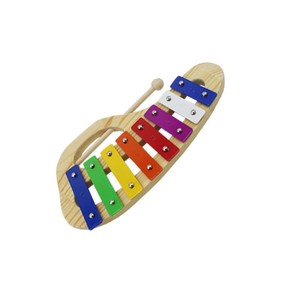 <span class=keywords><strong>Xylophone</strong></span> <span class=keywords><strong>portable</strong></span> Orff pour enfants, 8 tons, plaques en aluminium colorées, vente en gros usine - Product Image 1