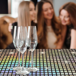 Bộ khăn trải bàn Disco sáng bóng chất lượng cao, theo phong cách hiện đại, có sẵn để bán buôn, thích hợp cho các sự kiện tiệc tùng. - Product Image 2