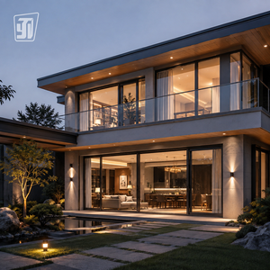 Fenêtre coulissante en aluminium sur mesure, cadre fin et étroit pour une vue panoramique, structure en alliage stable pour la construction de maisons modernes - Product Image 5