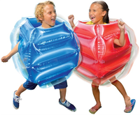 Paire bleue et rouge Bumper ball Sumo Suits Jouets de jardin gonflables pour enfants