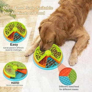 Gamelle interactive rotative à 3 niveaux en plastique pour chien, jouet anti-vomissement et anti-anxiété, convient à toutes les races de chiens et chats - Product Image 5