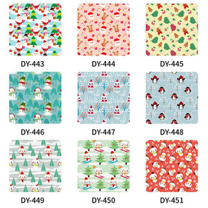 Autocollants de Noël à transfert de chaleur avec encre <span class=keywords><strong>infusible</strong></span>, taille au design personnalisé, feuilles de sublimation par transfert de chaleur pour tasse et presse - Product Image 5