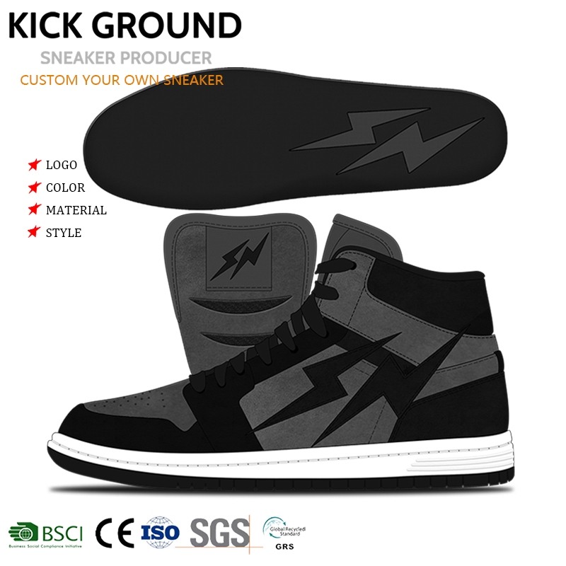 Kick Ground Zapatos Originales Retro Schoenen Voor Heren Kleurrijke Schoenen Voorraden Vrouwen Lichte Stock Schoenen Origineel