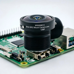 Super-Weitwinkel M12-Mount-Objektiv Kompatibel mit IMX477 Sensor 12,3MP RPi HQ Kameramodul CCTV-Objektiv - Product Image 2
