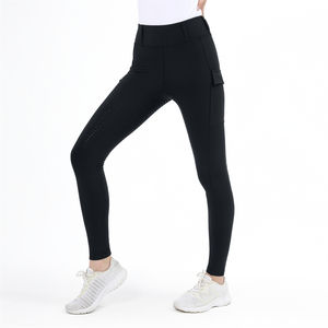 <span class=keywords><strong>Basso</strong></span> MOQ Full Grip in silicone <span class=keywords><strong>cavallo</strong></span> Jodhpurs <span class=keywords><strong>donna</strong></span> quattro vie elasticizzato pantaloni equestri ad asciugatura rapida equitazione Leggings con tasche - Product Image 4