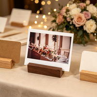 Porte-cartes en bois personnalisé, supports pour cartes, supports pour numéros de table, supports pour photos, supports pour étiquettes nominatives, supports pour cartes d'invitation