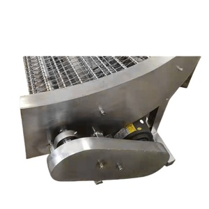 Nastro Trasportatore in Rete Metallica di Acciaio Inox con Curva a 90 Gradi, Personalizzato per Raffreddamento ed Essiccazione nell'Industria Alimentare, Resistente al Calore - Product Image 5