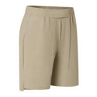 Nouveau style short cinq points pour homme, été, séchage rapide, taille élastique, uni, sportif, décontracté, en soie glacée, pour course et fitness en extérieur