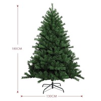 Vente directe transfrontalière : Arbre de Noël artificiel en PVC en forme de V, luxueux, écologique, ignifuge et très demandé