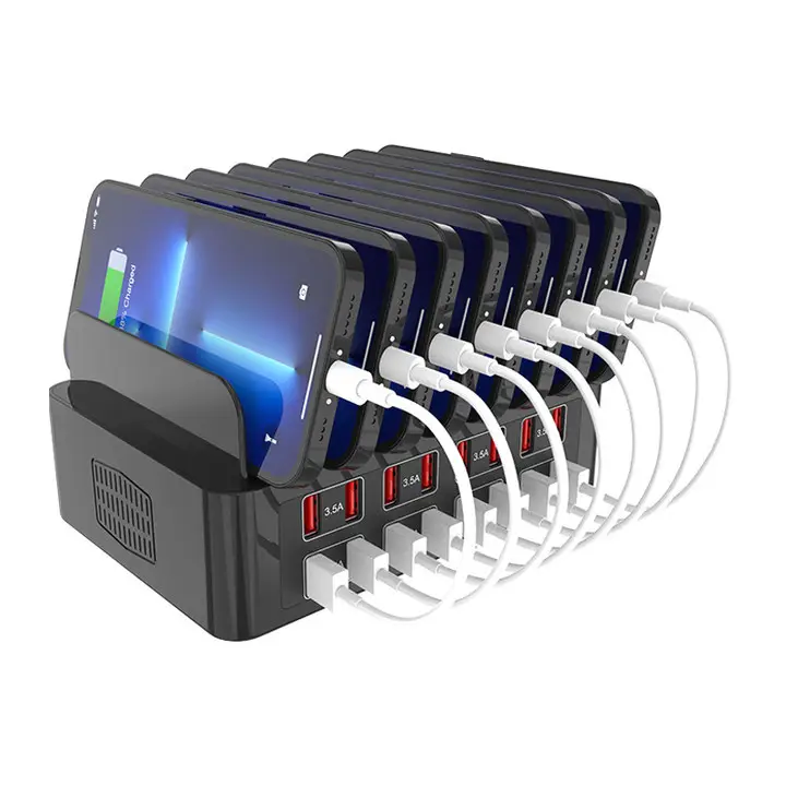 Charging Station for Multiple Devices 150W 16 Port USB Fast Charging Station Multi Device Charger Organizer Compatible iPhone 14