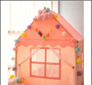 Casita <span class=keywords><strong>de</strong></span> juegos para niñas, diseño <span class=keywords><strong>de</strong></span> <span class=keywords><strong>princesa</strong></span>, para interiores y exteriores, segura, ligera, ecológica, ideal como regalo <span class=keywords><strong>de</strong></span> cumpleaños o para festivales infantiles. - Product Image 3