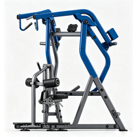 Máquina de Remo Iso Lateral ROSEN Fitness para Entrenamiento de Espalda Superior en Gimnasios Comerciales