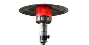 Chauffage <span class=keywords><strong>extérieur</strong></span> au propane sur pied avec parapluie noir, chauffage au <span class=keywords><strong>gaz</strong></span> GPL sur roues pour usage commercial et résidentiel - Product Image 5