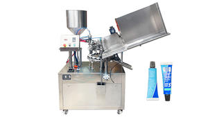 Máquina Automática de Llenado <span class=keywords><strong>y</strong></span> Sellado de <span class=keywords><strong>Crema</strong></span> de Manos en Tubo de Aluminio MingNa, <span class=keywords><strong>Buena</strong></span> Calidad, Económica, 1% de Precisión, 100 ml - Product Image 2