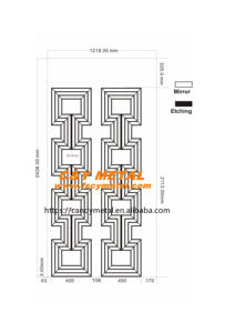 Cabines d'ascenseur en acier inoxydable résistant à la corrosion de plaque métallique décorative de haute qualité - Product Image 3