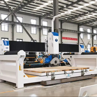Máquina de Corte de Mármol y Azulejos CNC de 5 Ejes, Suministro Directo de Fábrica en China, para Mecanizado de Encimeras de Cocina y Baño