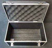 Vente en gros n ° 18 boîte à outils en alliage d'aluminium noir bijoux bain de pieds valise Instrument produit étui fabricant ODM personnalisation