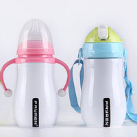 FAYREN Biberon de lait isolé portable en acier inoxydable pour bébé