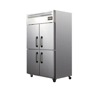 Supplier Wholesale Commercial Double Door Fridge Side-By-Side Refrigerator And Freezers