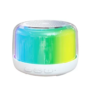 Mini Portable Fashion MP3 Playing and TF Card Support Speaker and 5W True Wireless Stereo Bluetooth Speakers With RGB Light