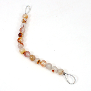 หินอัญมณีธรรมชาติขนาด6มม. 3.9นิ้ว26.35 CTS Montana Agate - Product Image 2