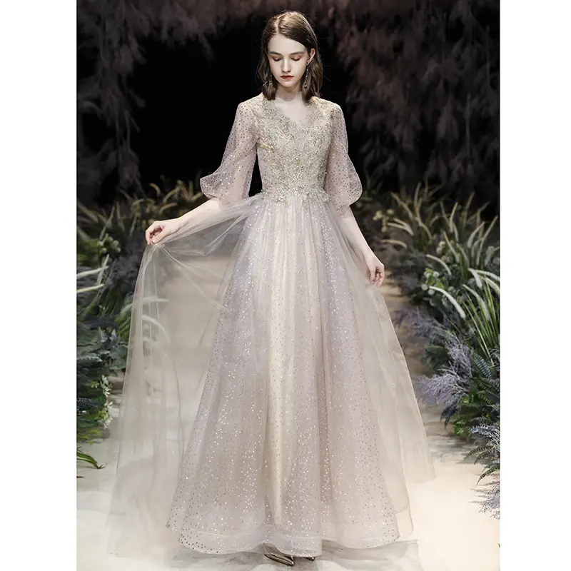 Muslim Mermaid Lace Beading Court Train Customized Made Wedding Dress Long Sleeve drop shipping fulfill