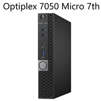 Mini-ordinateur de bureau Barebone Tiny Optiplex 7050 7e génération, propre, sans rayures, grade A, testé et fonctionnel