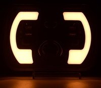 HEPAI Lampu Mobil Truk 5*7 Persegi, Lampu Kerja LED 45 Watt Tahan Air Luar Ruangan