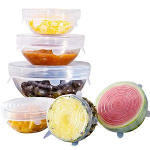 Couvre-aliments en silicone de qualité alimentaire avec design visage, étanche et transparent pour la conservation des aliments - Product Image 3