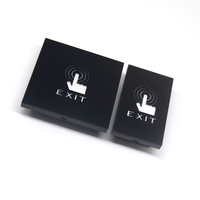 Bouton de déclenchement tactile LED en plastique pour contrôle d'accès, bouton de sortie infrarouge 12V pour contrôle d'accès, interrupteur à bouton poussoir tactile