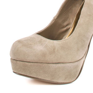 Nouveau Design de mode en cuir Sexy chaussures à talons hauts pour femmes pompes plate-forme gris italien talons aiguilles de <span class=keywords><strong>luxe</strong></span> pour dames - Product Image 5