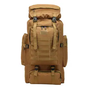 Tactical Multifunction Hiking Outdoor Camping <strong>Large</strong> Capacity 80L Custom Tactical Backpacks <strong>Rucksacks</strong> Waterproof - Product Image 1