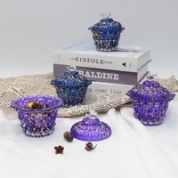 Pot à bougie vide pour usage intérieur, idéal pour la maison, le bureau, l'hôtel, pour une ambiance chaleureuse et confortable.