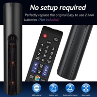 Control Remoto Universal BN59-01198Q Directo de Fábrica para Todos los Televisores Samsung, Control Remoto para TV 3D LCD LED Smart TV, No Requiere Configuración
