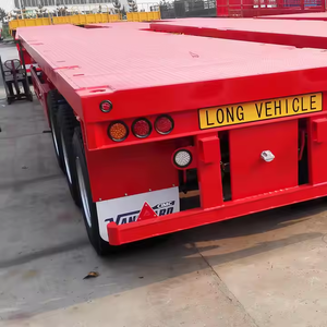 Nouvelle semi-remorque plateau porte-conteneurs 2, 3 ou 4 essieux de 20, 40 ou 45 pieds pour le transport de marchandises en vrac, très demandée en Chine - Product Image 4