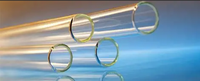 Ampoules en verre de grand diamètre fabriquées à partir de tubes en verre borosilicate résistant aux hautes températures, soufflées en tubes de verre transparents