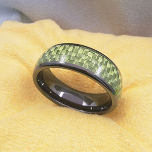 NTAG216 T5577 NFC <b>Ring</b> Green <b>Ceramic</b> IP68 Waterproof Smart Finger <b>Ring</b> Rewritable for Business Card Sharing Door Access Control - Product Image 1