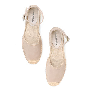 Sandalias <span class=keywords><strong>Romanas</strong></span> de Ante Vacuno Directas de Fábrica, <span class=keywords><strong>Alpargatas</strong></span> de Verano sin Cordones, Zapatos de Venta Caliente para Niñas, Precio Competitivo del Mercado - Product Image 2