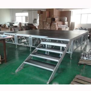 Height adjustable modular aluminum performance modern stage - Product Image 3