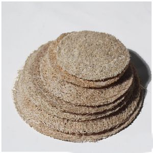 Natural loofah mat, Japanese-style teapot mat, placemat, <b>coaster</b>, tea set accessory, <b>heat</b> insulation mat, dropshipping - Product Image 4