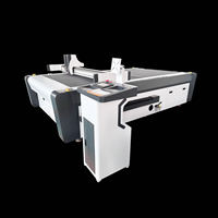 51 "x 98" 1325 CNC routeur à plat Cutter avec caméra CCD pour PVC KT acrylique bois oscillant couteau Machine de découpe