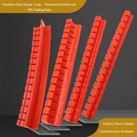 Kit de languettes adhésives rouges flexibles pour charnières – Outils de réparation de bosses sans peinture – Machine à débosseler – Réparation de carrosserie automobile