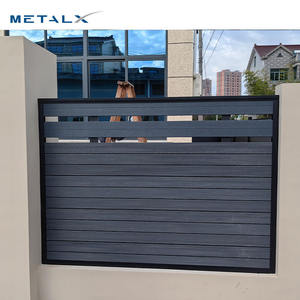 Système de clôture à lames composites en bois Offre Spéciale clôture de <span class=keywords><strong>jardin</strong></span> en bois <span class=keywords><strong>composite</strong></span> clôture en wpc avec revêtement - Product Image 3